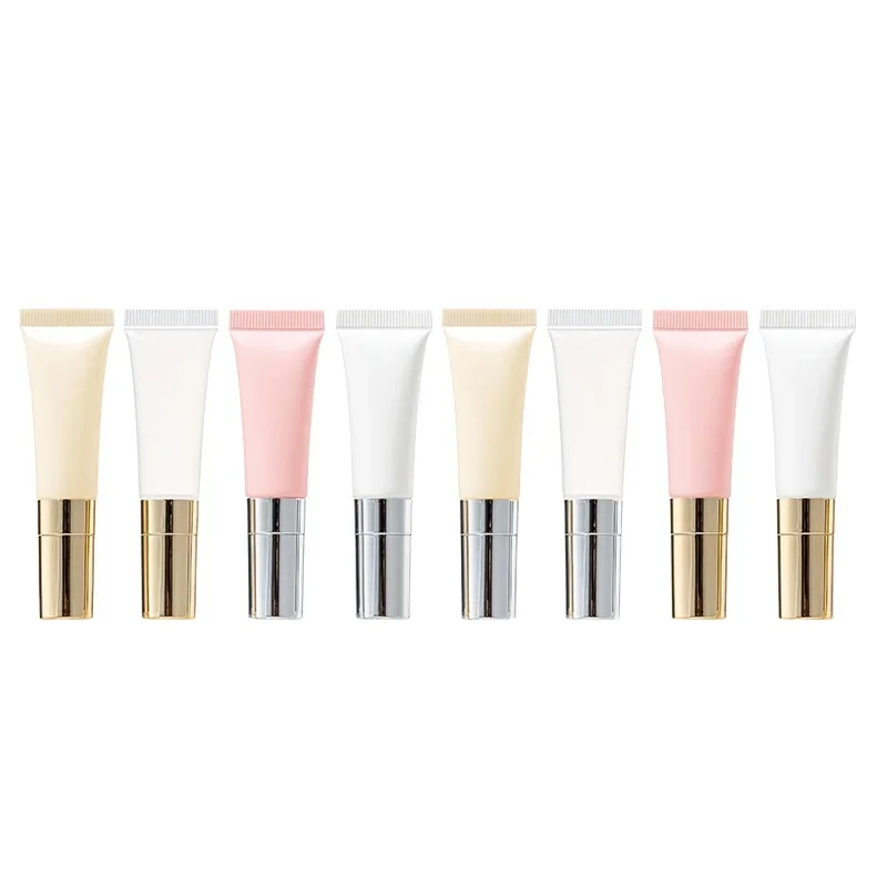 10 Stuks 10 Ml Massage Deksel Knijpbuizen Roze Wit Helder Geel Monster Buizen Lipgloss Oogcrème Plastic Buis container Groothandel - afbeelding 2