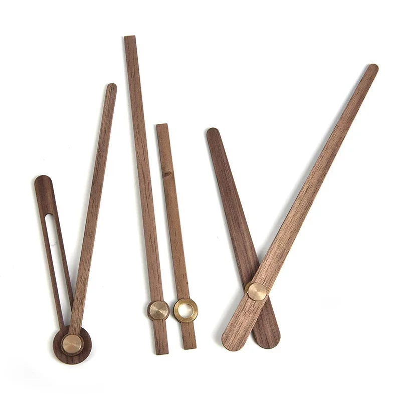 Aiguilles d'Horloge Murale en Bois de 12 Pouces, Pièce de Rechange à Quartz pour Bricolage