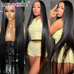 Glueless Wig Straight Lace Front Wig Human Hair 6x4 5x5 13x4 13x6 Lace Frontal Wig Ready To Wear Lace Wig No Glue 180Density