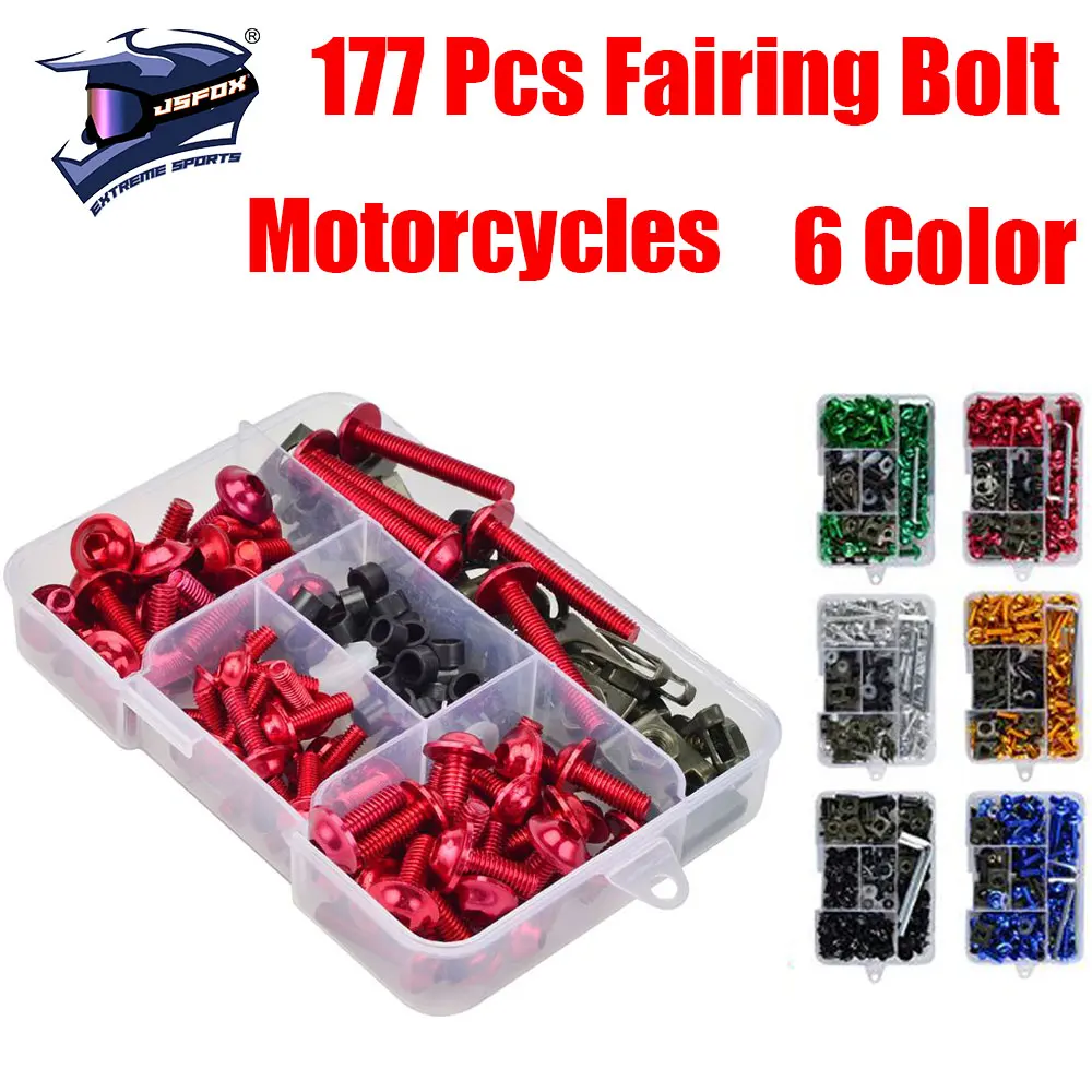 Tornillos de carenado para motocicleta, Kit de pernos de carrocería para motocicleta, 6 colores, CBR600RR, CBR900RR, CBR929RR, CBR1000RR, CBR 600RR,