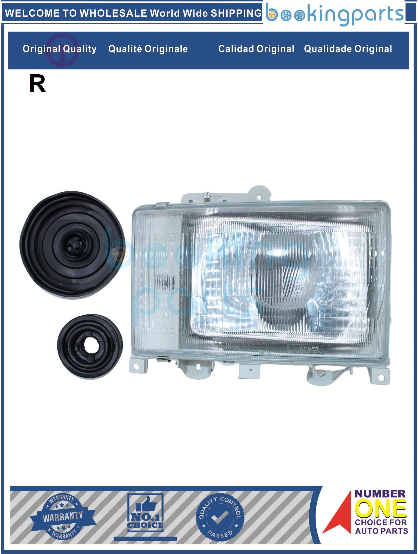 HEA33824(R),214-1105,2141105,MB302155 Headlamp For MITSUBISHI CANTER ’91,ROSA 92-95