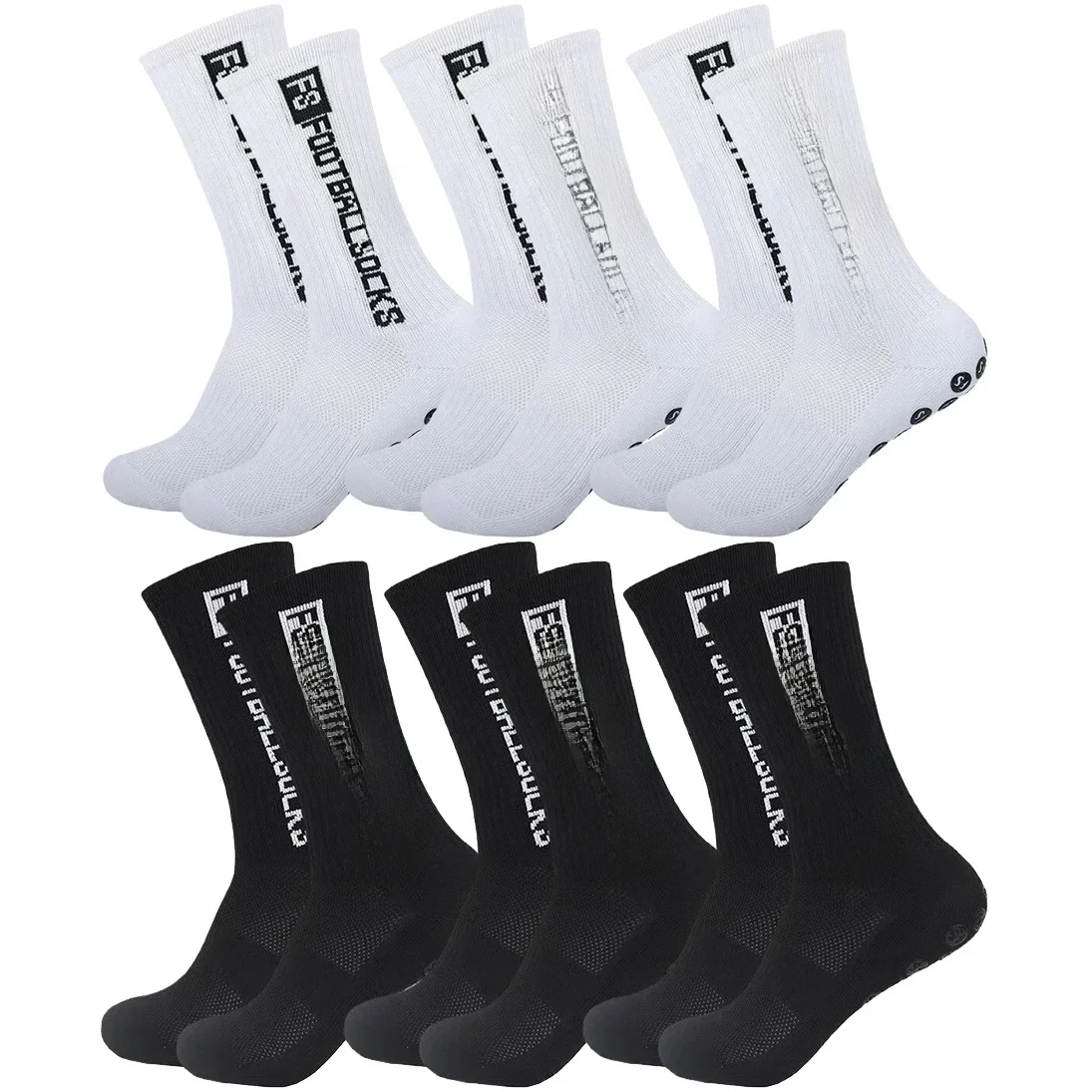 AliExpress Miracle&Memory 6Pairs Non Slip Grip Socks for Men Women Football Basketball Baseball Rugby Soccer Cycling Running Hiking Tennis Skateboard