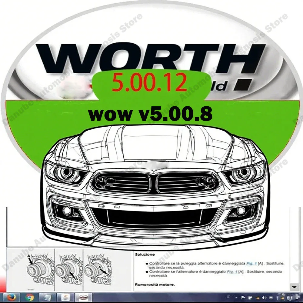 

Newest Car Tools Wur-th WOW V5.00.12 & V5.00.8 R2 - Multilingual Car Diagnostic Software with Keygen for TCS Multi-Diag Tool