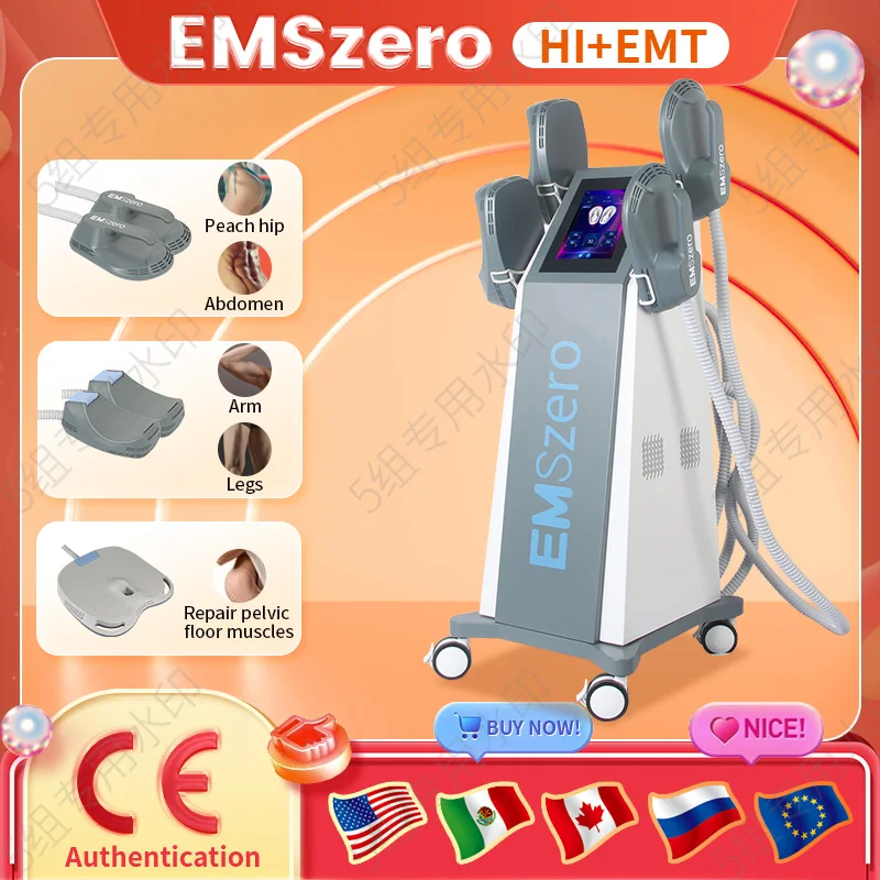 Professional Upgrade 6500w EMSzero RF Machine 2025 EMS Body Slim Muscle Stimulation Pro Ultra Sculpt ing with 4 Handle