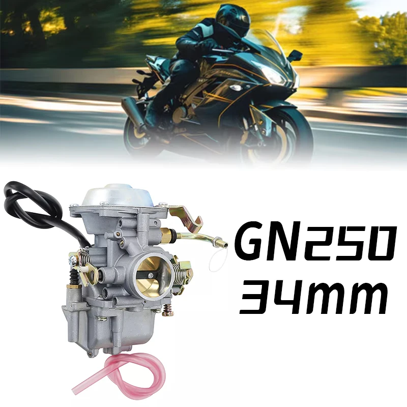 

Carburetor for Suzuki GN250 GN300 DR250 Yamaha SR250 Jianshe JS400-7 Hensim HS400 Roketa Scout Fits 300-400cc Motorcycle Engines