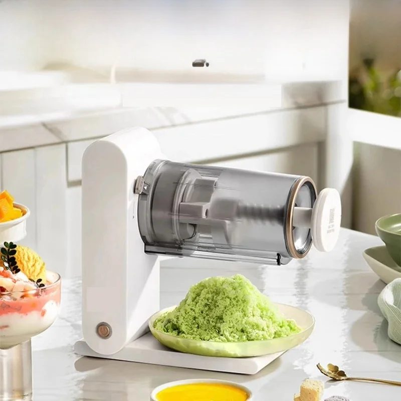 Small Commercial Snow Ice Machine Snowflake Ice Maker Korean Bingsu Machine Ice Crusher Shaver Smoothie Machine