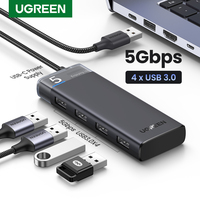 UGREEN USB C Hub 4 Ports USB Type C to USB 3.0 Hub Splitter Adapter for MacBook Pro iPad Pro Samsung Galaxy Note 10 S10 USB Hub