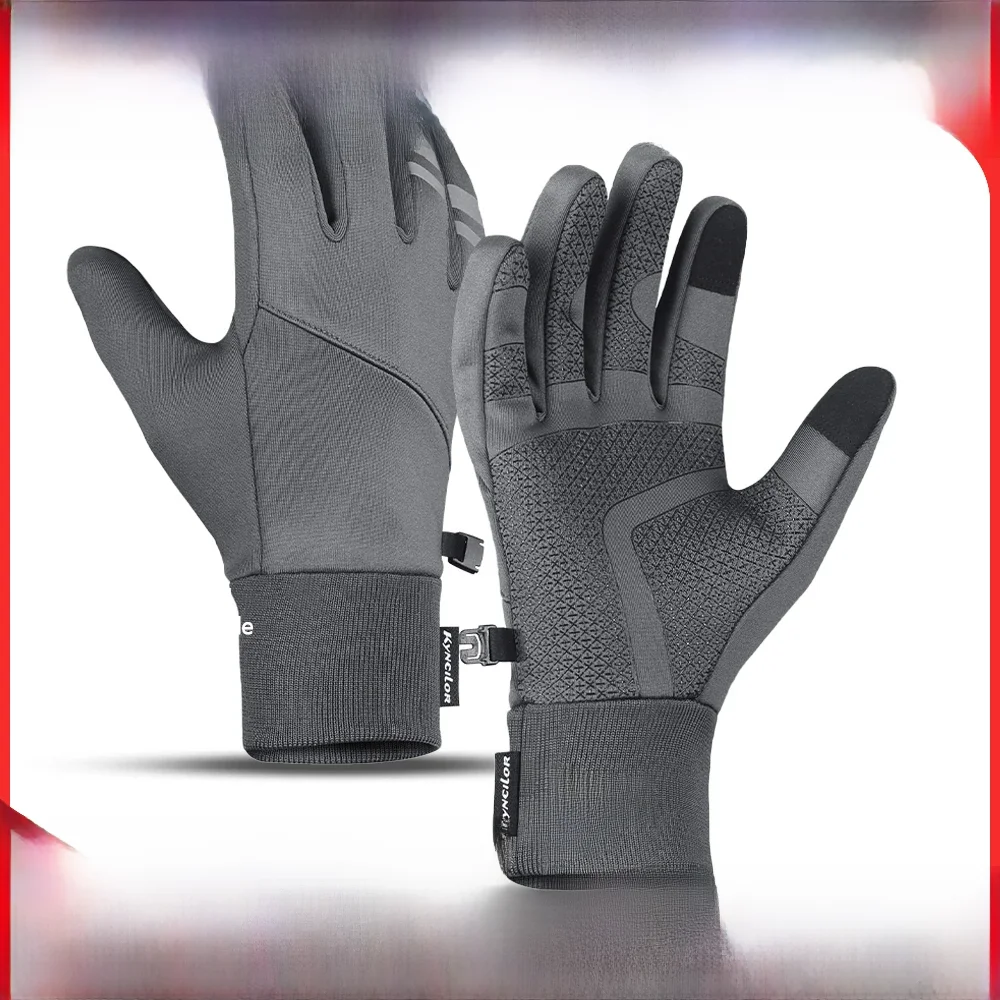 AliExpress Kyncilor Cycling Gloves Men Winter Touch Screen Waterproof Windproof Bicycle Sports Mitten Warm Fleece Bike