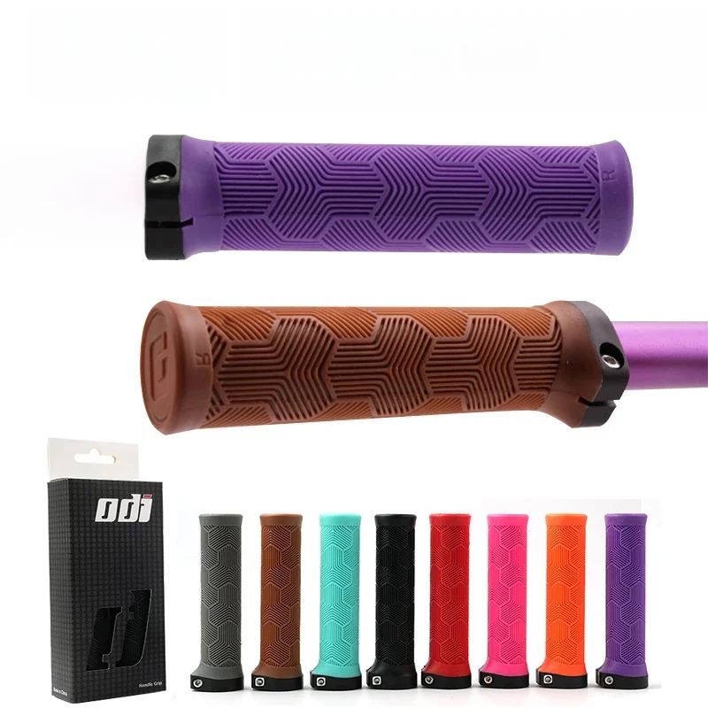 AliExpress ODI Bike Grip Rubber Soft Bicycle Handlebar Grips Non-slip MTB Grips Waterproof MTB Cuffs Lock on Bike Handle Mountain Bike Grip