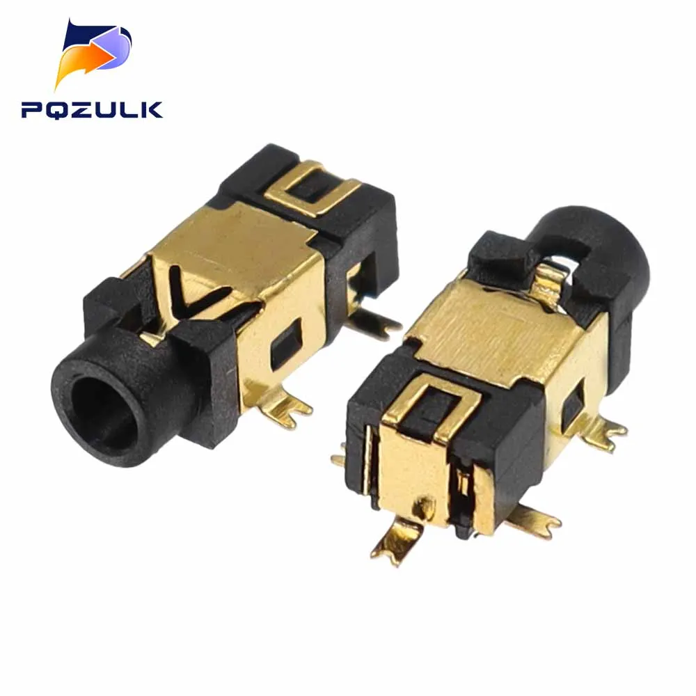 

1000PCS PJ-209 5Pin Stereo Jack 2.5mm Golden Female Headphone Socket PJ209 Audio Connector SMD SMT