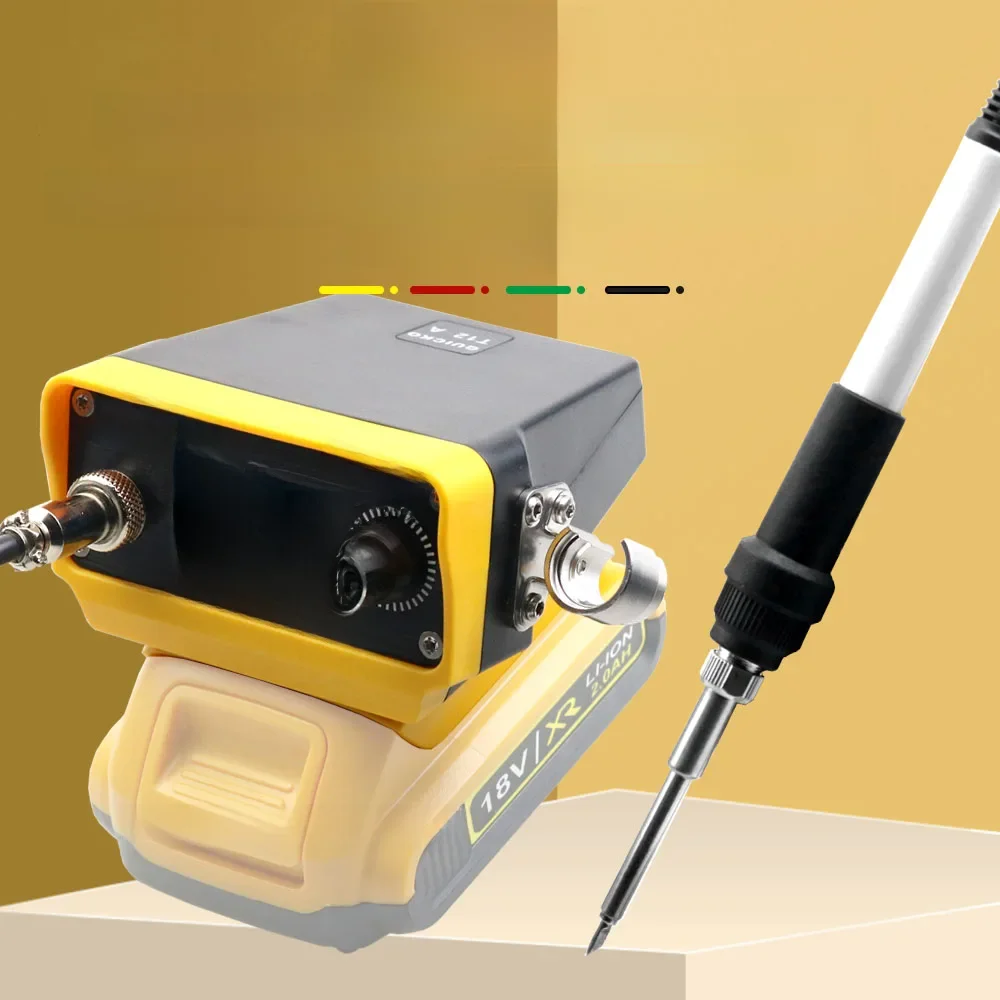 T12-A bezprzewodowa stacja lutownicza STM32 V3 lutownica do baterii litowo-jonowych Dewalt/Makita/Milwaukee 18/20V maksymalna moc do naprawy DIY — zdjęcie 2