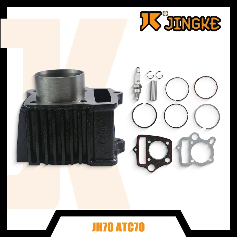 

70cc Cylinder Piston Gasket Kit For Honda JH70 C70 Motorcycle Dirt Bike ATV Engine Assembly