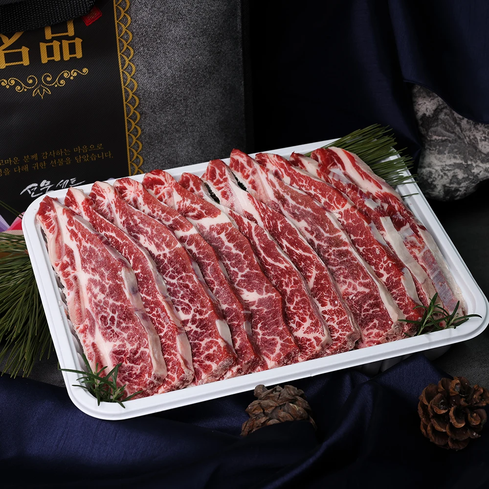 Natural table Christmas luxury American choice grade LA ribs flower ribs Gift Set 3kg(6, 7, 8 units)