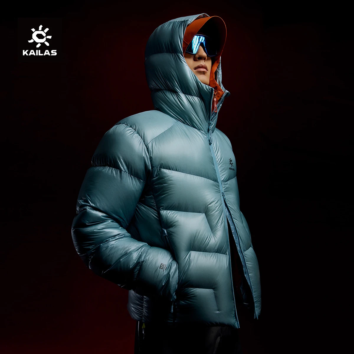 KAILAS العلامة التجارية الجديدة 5000GT للجنسين أسفل سترة 1000FP طارد للماء أوزة أسفل تخزين مريح وخفيفة الوزن KG2533115