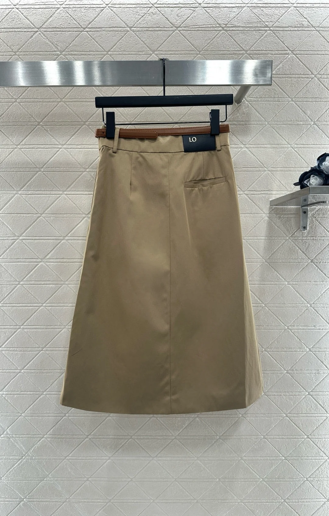 

2025 New skirt solid cotton waistband Fashionable Versatile Slimming Figure-hugging Spring Summer