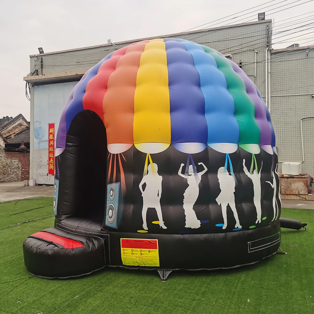 

Пользовательские 10 футов/3 м ПВХ надувной купол диско отказов дом прыгающий замок купольная палатка для аренды вечеринок на открытом воздухе с диско-светом