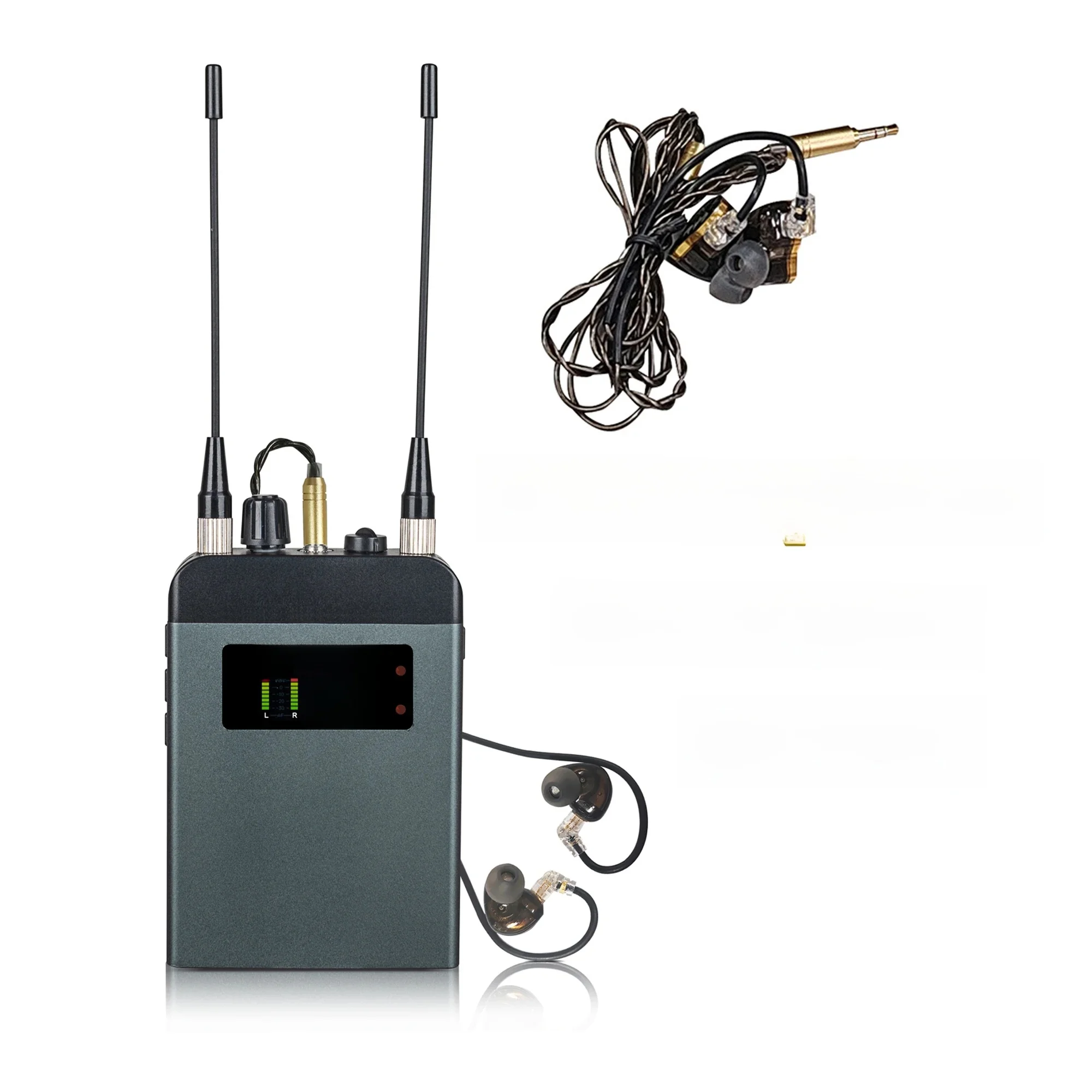 Leicozic 1Pc Ontvanger Voor Pm20 Pm10 Mono / Stereo Draadloos In Oor Monitoring System500/600Mhz Metaal Links/Rechts Panning High-End - afbeelding 2