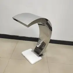 Swimming pool equipment spa arc groove water jet massager stainless steel 304 fountain waterfall water curtain H350xD105mm