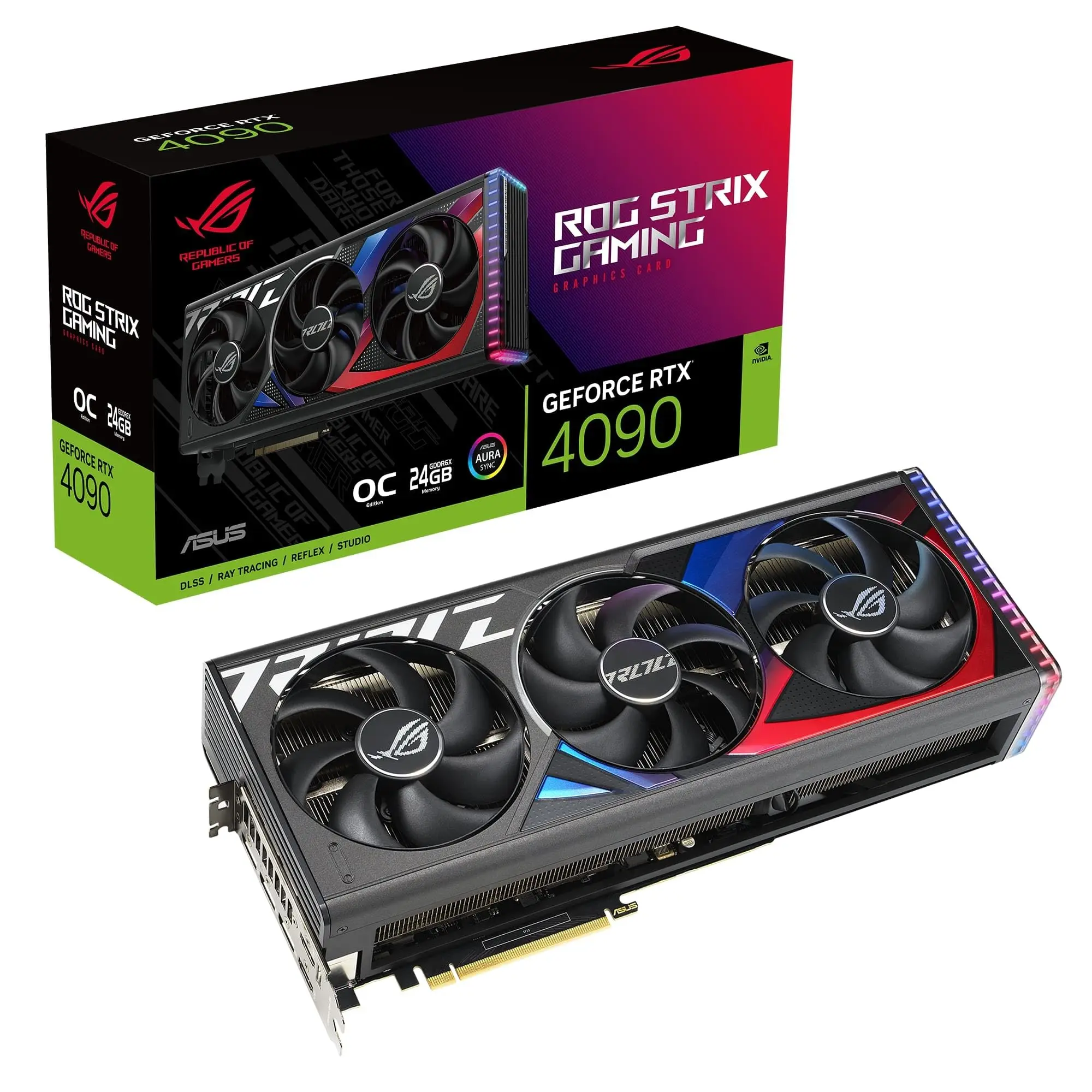 ASUS ROG Strix GeForce RTX 4090, 24GB GDDR6X OC 에디션, 100% 베스트 딜