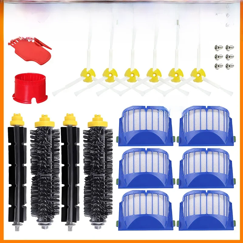 Pièces de rechange pour aspirateur Robot IRobot Roomba 671/692, accessoires, rouleau principal, brosse latérale, Kits de filtres Hepa