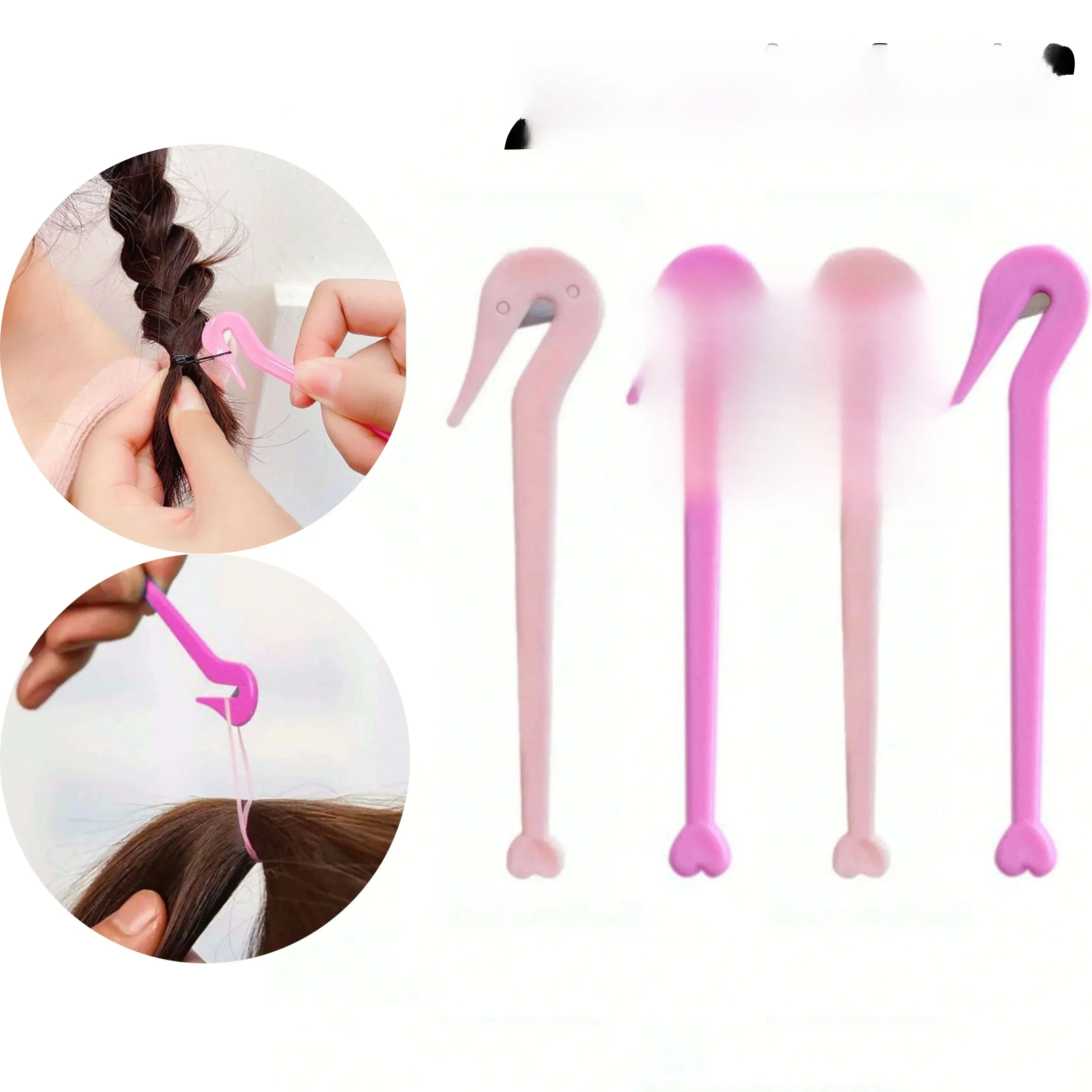 Coupe-bande élastique jetable pour filles, dissolvant de queue de cheval, outil de coupe, couvre-chef pour enfants, accessoires de couteau coupé, 2/4/6/8 pièces