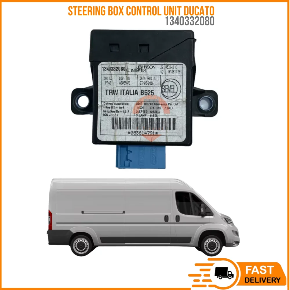 

FOR STEERING BOX CONTROL UNIT DUCATO OEM 1340332080 SUPER QUALITY HIGH SATISFACTION AFFORDABLE PRICE FAST DELIVERY