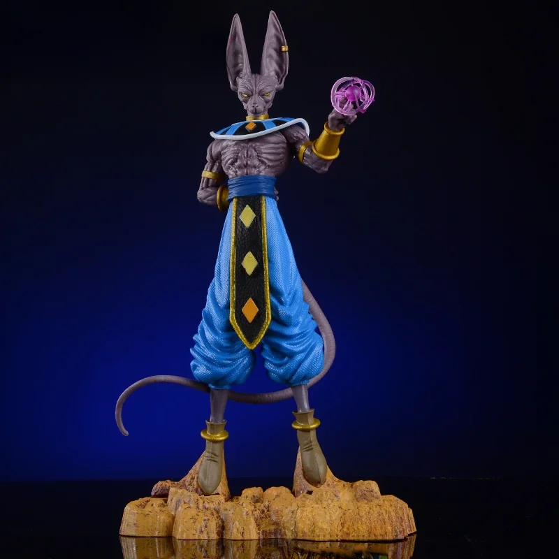 Figurine de dessin animé Dragon Ball Z Beerus, 30cm, Super dieu de la Destruction, Collection de figurines d'action, modèle de jouet pour enfants, cadeau