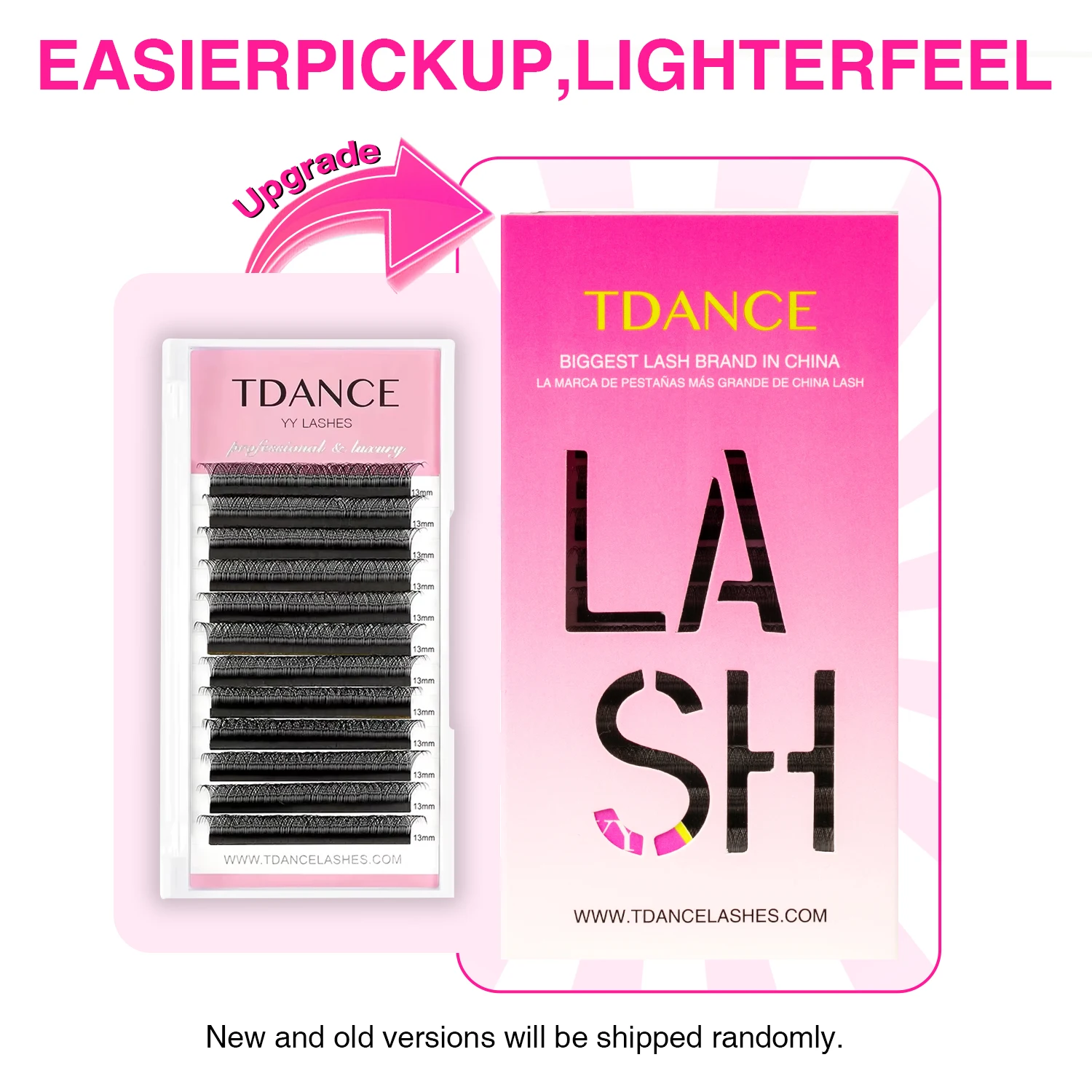 TDANCE 5 ケース YY シェイプまつげエクステンションダブルチップソフトまつげまつげ Cilios メッシュソフトフェイクミンク YY まつげ 2 チップ Y まつげ