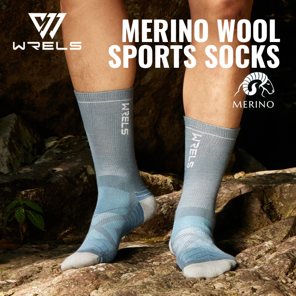 WRELS 1/2/3 ميرينو جوارب من الصوف. الحرارية الدافئة طاقم الشتاء التمهيد جورب الرطوبة فتل تنفس الأداء سميكة الصوف جوارب للمشي لمسافات طويلة #3