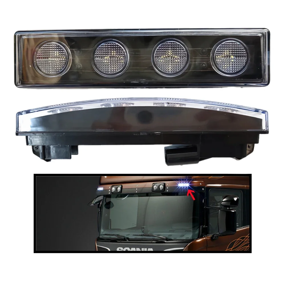 Lumière LED DRL avant 24V pour Scania R450 R560 R730 P320 P360 P410 G440, lampe de signalisation pour pare-soleil OEM 1798980 1910437 Accessoires