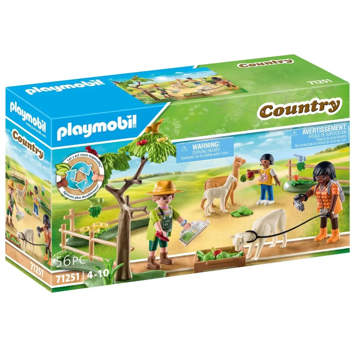 Playmobil walk with Alpaca, 71251, original, toys, boys, girls, gifts, collector, figures, dolls, shop, with box, new, man, woman, official license, clicks, famobil