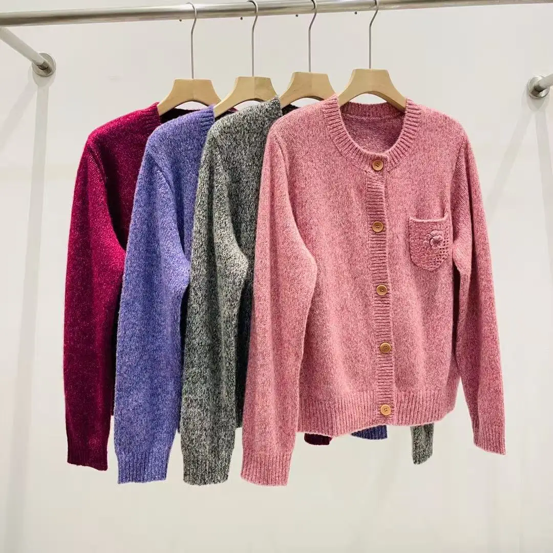 

Элегантный женский роскошный кашемировый кардиган