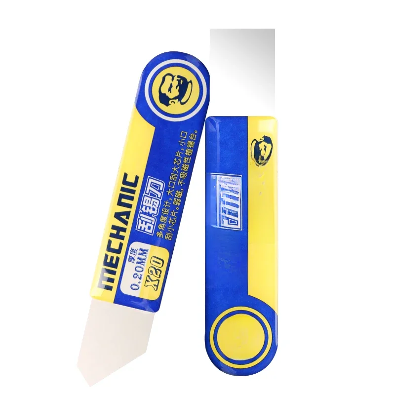 Pâte à souder mécanique X22 X20, haute ténacité, grattoir en étain, couteau de plantation en étain pour pochoir BGA, reballage, outils de réparation de téléphones