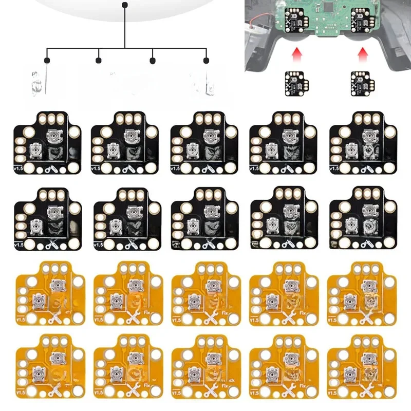 Carte de réparation de dérive de joystick universel pour manette de jeu, module de correction de dérive de stick analogique pour PS4, PS5, Xbox One