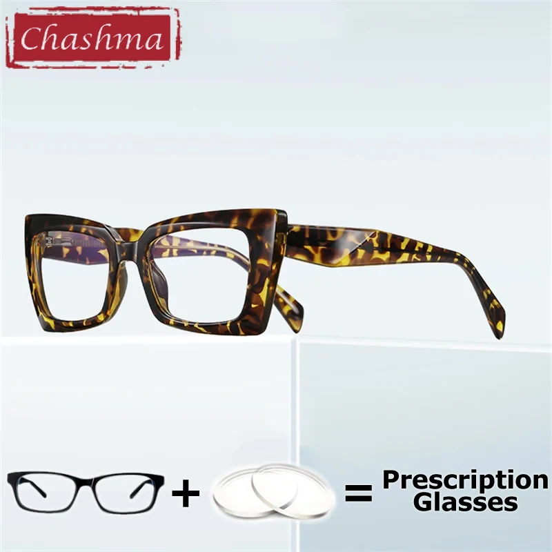 

Chashma Prescription Glasses Women Fashion Myopia Anti Blue Light Optical Eyewear Spring Hinge Elegant Design Eyeglasses Frames