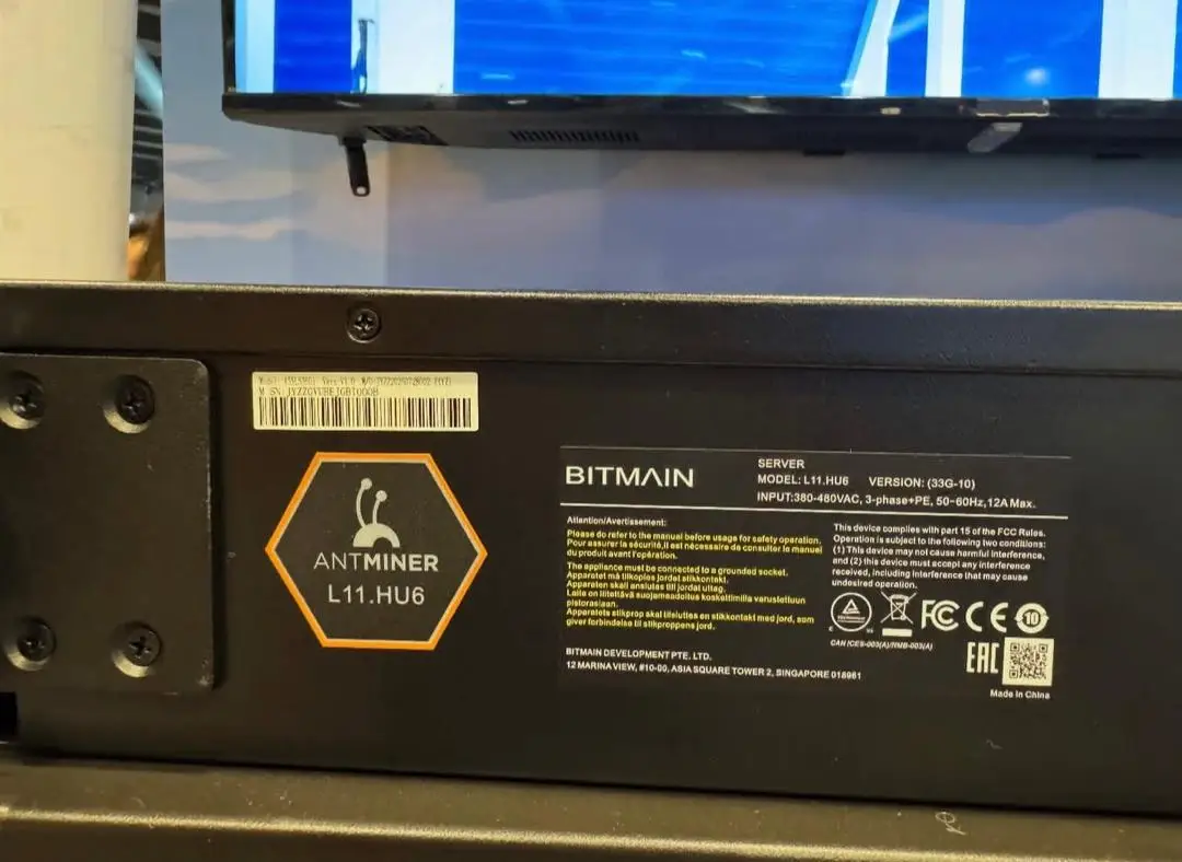 HKD Brand New ANTMINER L11 Hydro 33 GH/s | 5,676W Hydro-Cooled Cryptocurrency Miner