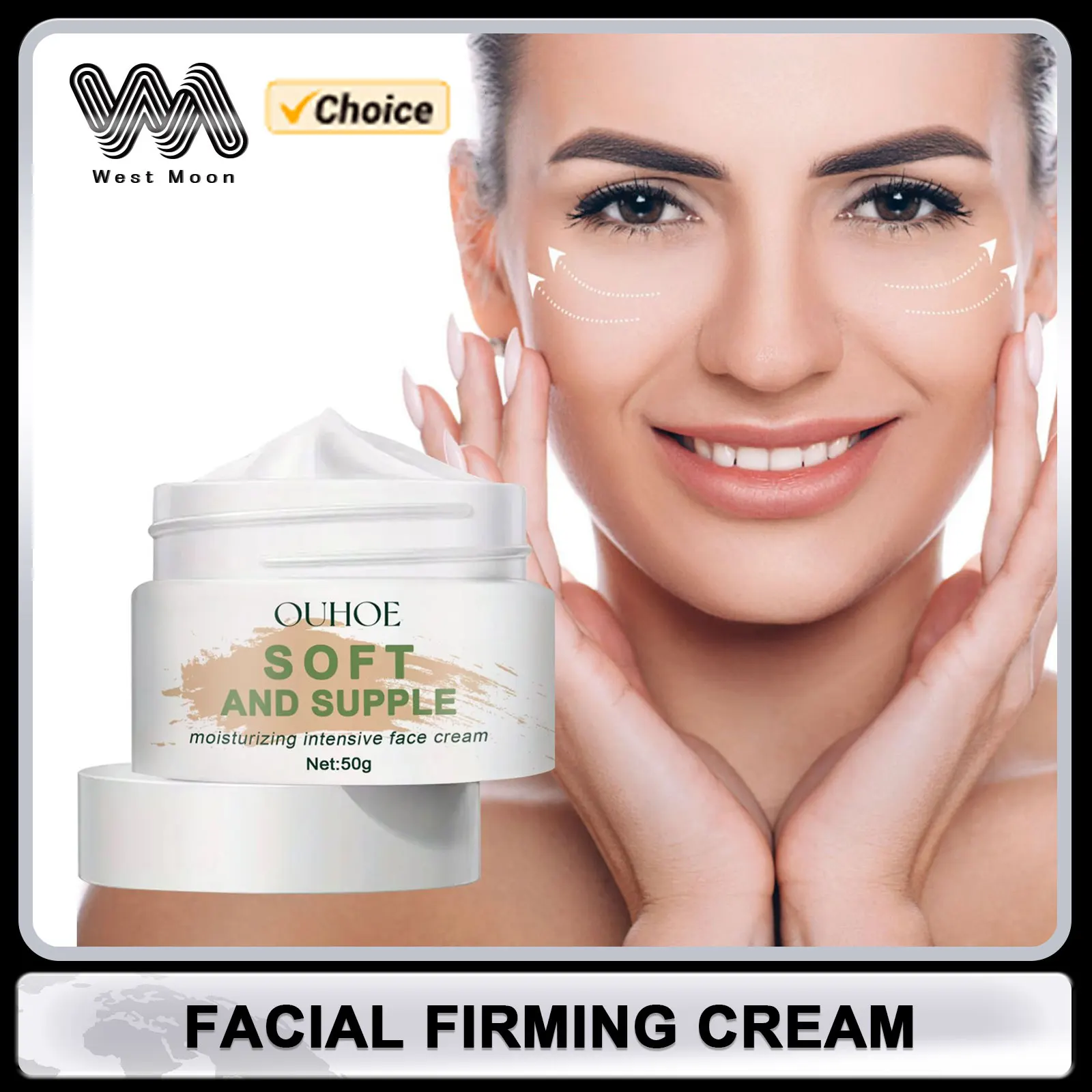 

Hydrating Face Cream Anti-Puffiness Shrinking Pores Oil Control Improving Roughness Brightening Skin Nicotinamide Facial Cream