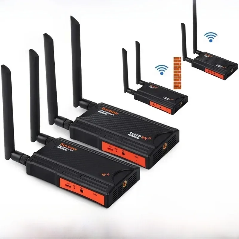 Bezprzewodowy nadajnik HDMI 250m, adapter wideo, odbiornik, przedłużacz, adapter wyświetlacza do kamery DSLR, laptopa, PC do telewizora, monitora, projektora — zdjęcie 2