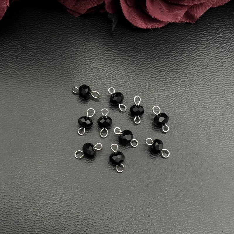 10pcs 11*6mm Crystal Beads Connection Charms for Earrings, Necklace Making Connection,Jewelry Making DIY Jewelry Findings