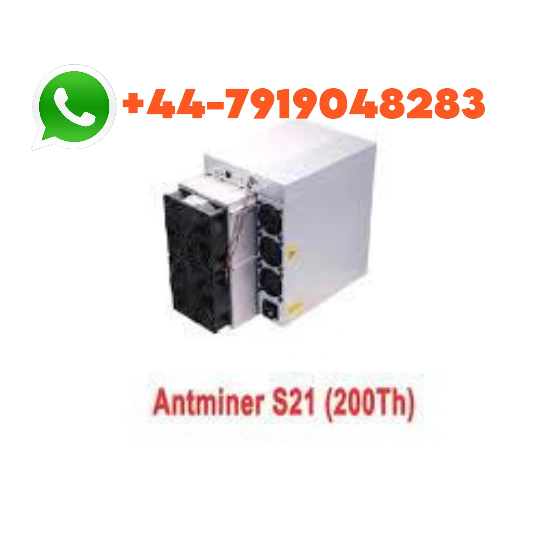 EN STOCK Bitmain Antminer S21 200Th/s 3500W BTC Miner