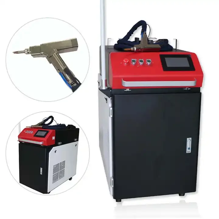 1070nm water cooling 1000w 1500w 2000w 3000w CNC Fiber Laser Cleaning Machine for metal rust removal