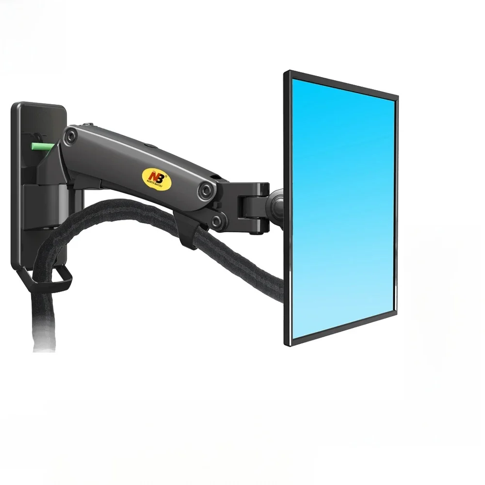 17-27 "sprężyna gazowa Full Motion uchwyt ścienny do telewizora LCD uchwyt monitora LED aluminiowy wspornik ramienia NB F120 — zdjęcie produktu 7