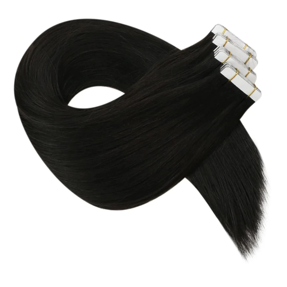Fita Fullshine em cabelo humano Remy Fita de cor pura brilhante em extensões de fita de cabelo humano em extensões