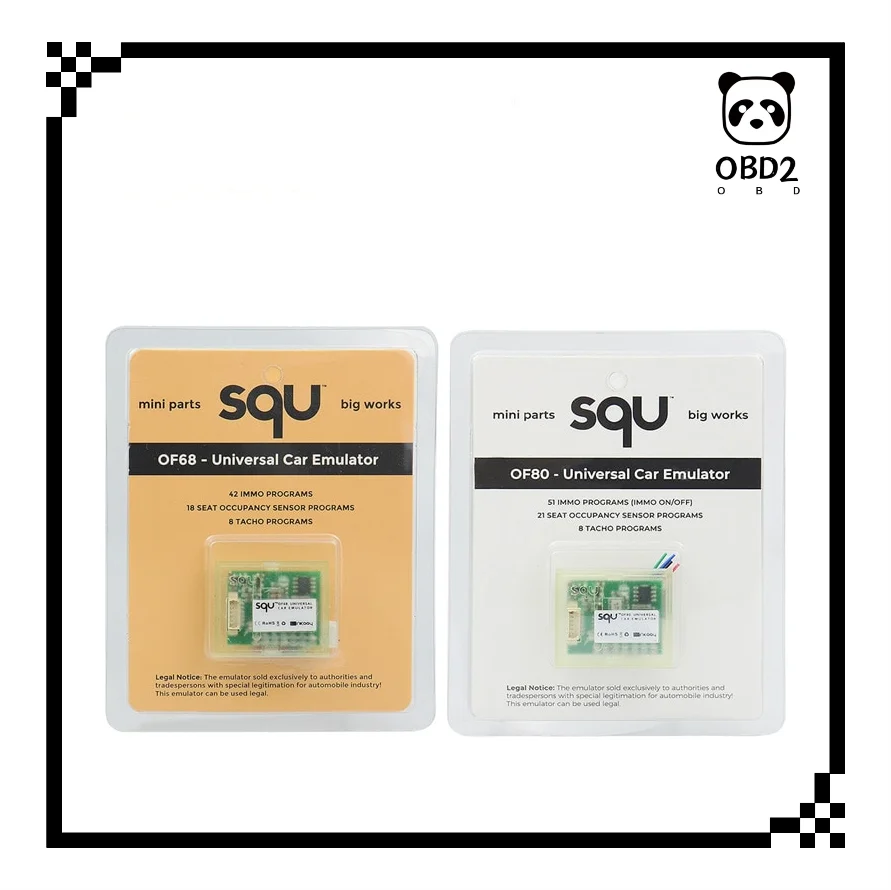 

SQU OF68/OF80 Universal Car Emulator Multi-Cars Supports MINI Parts 42 IMMO Sensor Tacho Programs 18 Seat OCCUPANCY SENSOR