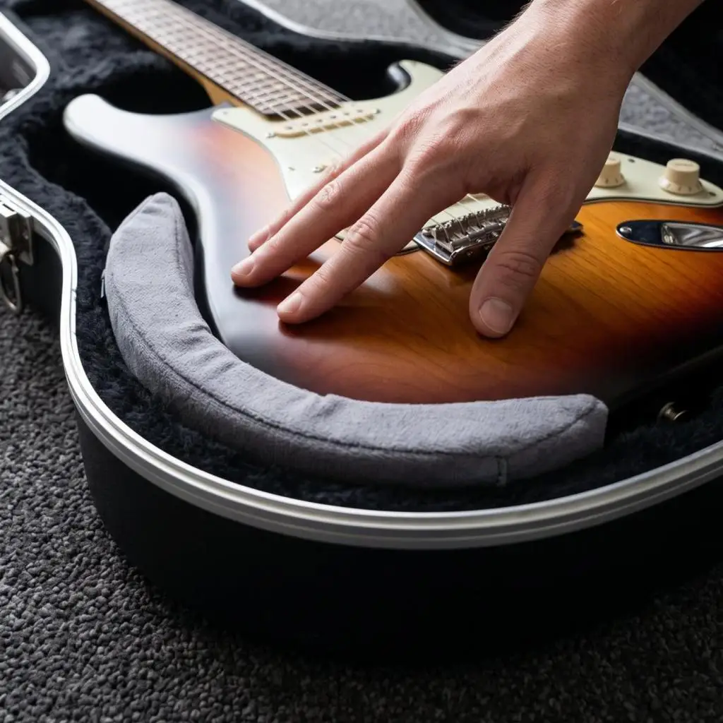 Electric Guitar Bag Pad Guitar Case Interior Protective Foam Padding for Acoustic and Electric Guitars