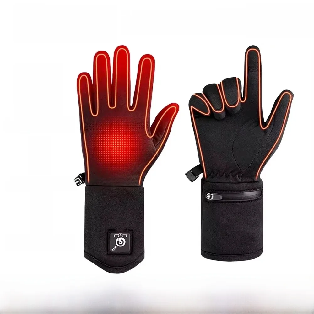 AliExpress Savior Heat Electric Heated Glove Liners for Men Women Rechargeable Battery Heating Riding Ski Snowboarding  Cycling Thin Gloves