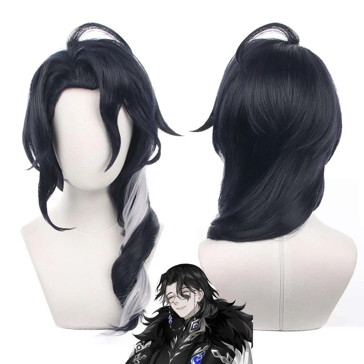 

Игра Genshin Impact Косплей Панталона Длинный термостойкий парик из синтетических волос