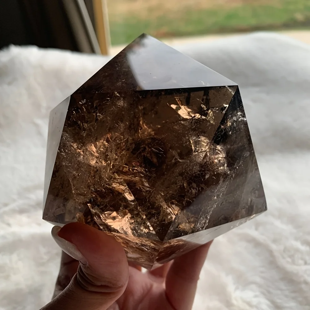 

1pc Smoky Quartz Crystal Freeform, Irregular Shape, Elegant Home Decor, Meditation, Gifts, Jewelry Making, Meditation Accessory