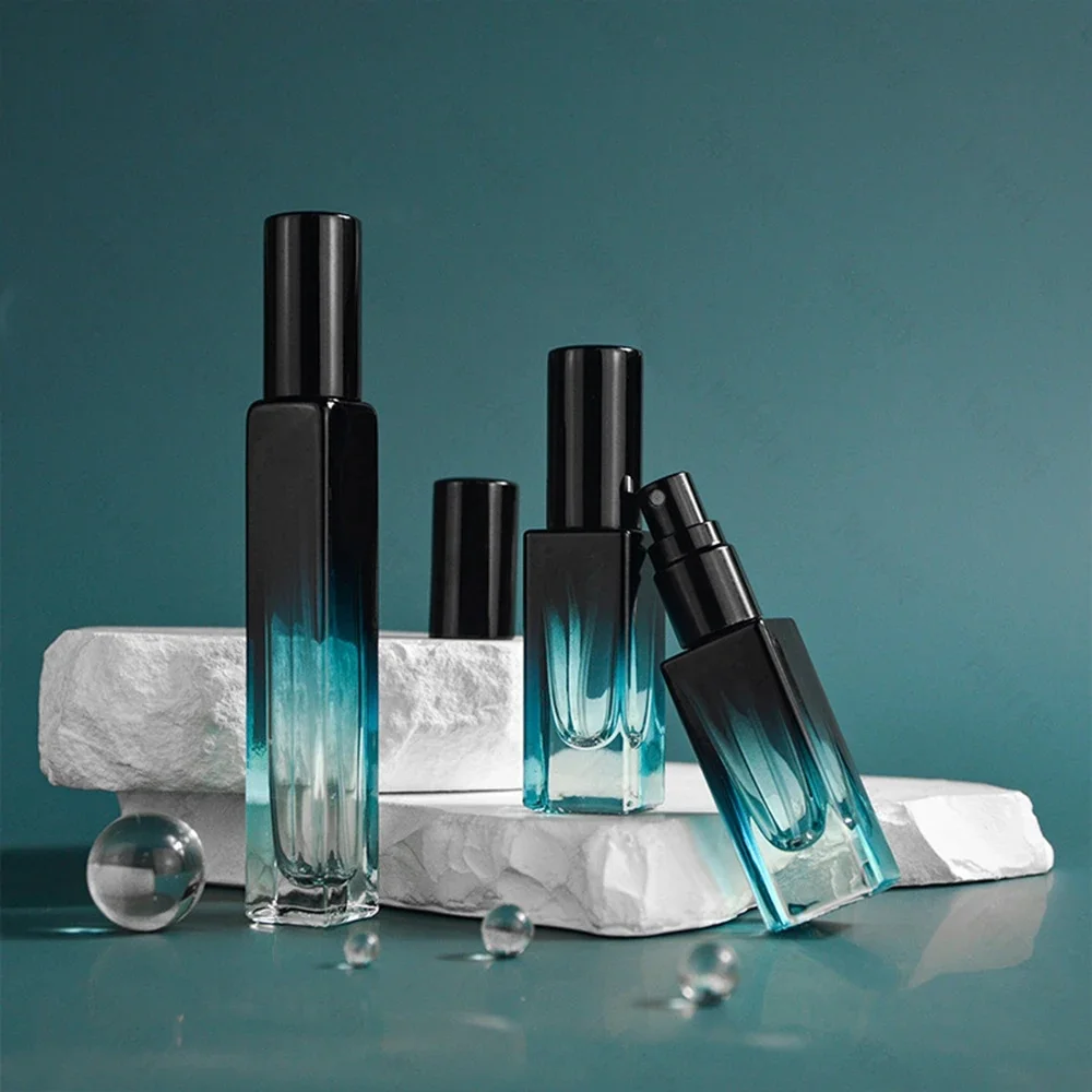 Flcopropriété pulvérisateur en verre carré haut de gamme, 5ml, 10ml, nouveau, portable, voyage, échantillon, parfum, atomiseur, quotidien, contenant illable