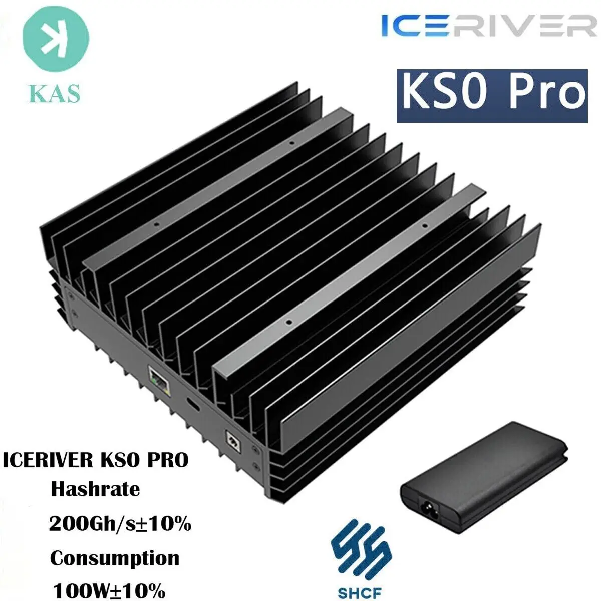 

QUALITY VALUES ICERIVER KSO PRO KAS MINER (200GH)